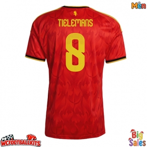 Belgium Youri Tielemans #8 Replica Home Stadium Shirt World Cup 2026 Short Sleeve